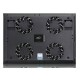 Подставка для ноутбука Deepcool MULTI CORE X8 (MULTICOREX8) 17"381x268x29мм 23дБ 2xUSB 4x 100ммFAN 1290г алюминий/пластик черный