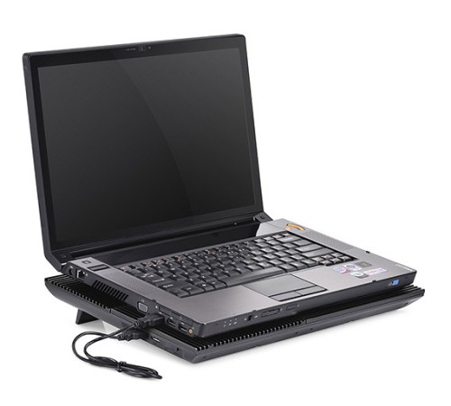 Подставка для ноутбука Deepcool MULTI CORE X8 (MULTICOREX8) 17"381x268x29мм 23дБ 2xUSB 4x 100ммFAN 1290г алюминий/пластик черный