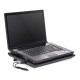Подставка для ноутбука Deepcool MULTI CORE X8 (MULTICOREX8) 17"381x268x29мм 23дБ 2xUSB 4x 100ммFAN 1290г алюминий/пластик черный