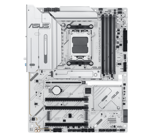 Материнская плата Asus X870 MAX GAMING WIFI7 W SocketAM5 AMD X870 4xDDR5 ATX AC`97 8ch(7.1) 2.5Gg RAID+HDMI