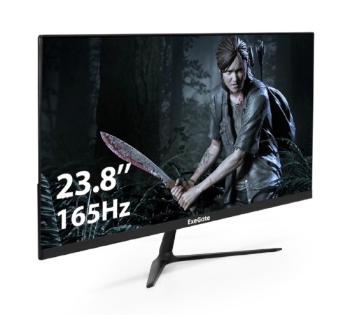 LCD ExeGate 23.8" EG2407CA Combat {IPS 1920x1080 165Hz 1ms 16:9 300cd 1000:1 178/178 HDMI DisplayPort Speakers} [EX298710RUS]