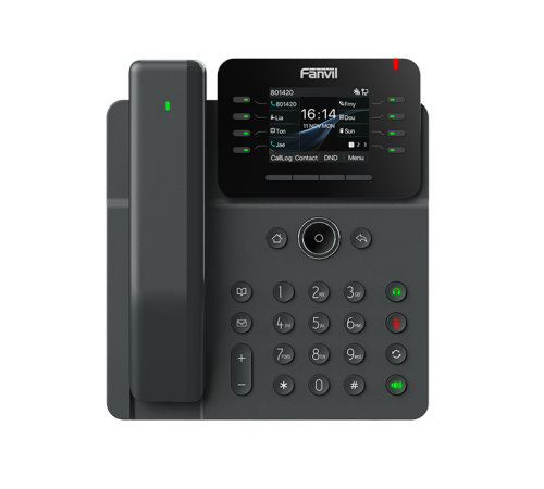 IP-телефон Fanvil V62 Pro Enterprise Phone with Wireless Handset 6-Party Local Conference HD voice 8 SIP lines 8 Line key 2.8 Inch color screen Opus+IPV6 21 DSS keys PSU IP-телефон Fanvil V62 Pro Enterprise Phone with Wireless Handset 6-Party Local Conference HD voice 8 SIP lines 8 Line key 2.8 Inch color screen Opus+IPV6 21 DSS keys PSU