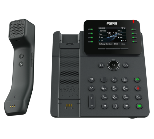 IP-телефон Fanvil V62 Pro Enterprise Phone with Wireless Handset 6-Party Local Conference HD voice 8 SIP lines 8 Line key 2.8 Inch color screen Opus+IPV6 21 DSS keys PSU IP-телефон Fanvil V62 Pro Enterprise Phone with Wireless Handset 6-Party Local Conference HD voice 8 SIP lines 8 Line key 2.8 Inch color screen Opus+IPV6 21 DSS keys PSU