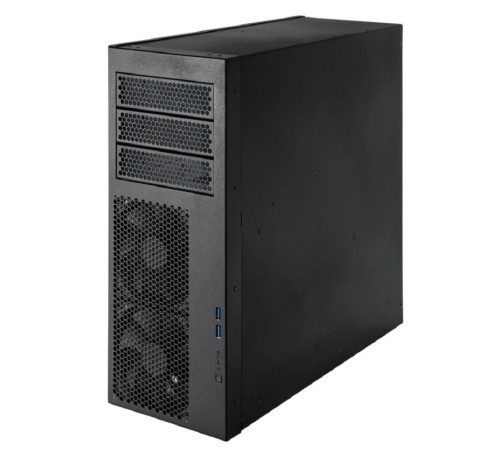 Procase PT443-B-0-RA Корпус Tower server case,3x5.25,черный,без блока питания,глубина 432мм,6-32, фильтр, MB PICMG 1.3, PICMG 1.0