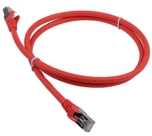Патч-корд Lanmaster LAN-PC45/S6A-2.0-RD FTP вилка RJ-45-вилка RJ-45 кат.6А 2м красный LSZH (уп.:1шт)