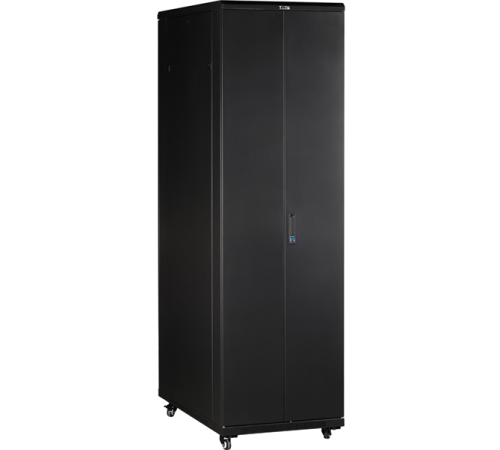 Шкаф коммутационный Lanmaster (TWT-CBB-27U-6X8-P1) 27U 600x800мм пер.дв.перфор. задн.дв.перфор.2-хст. 2 бок.пан. 800кг черный IP20