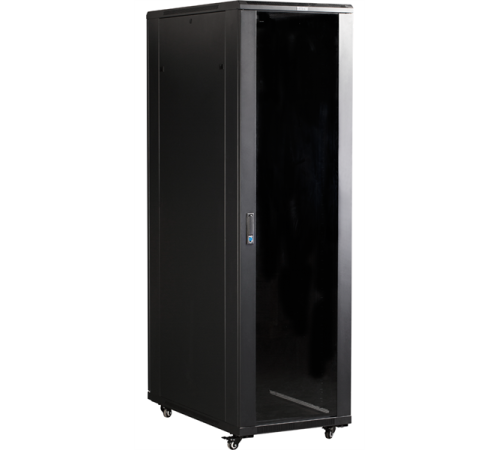 Шкаф коммутационный Lanmaster (TWT-CBB-27U-6X8-P1) 27U 600x800мм пер.дв.перфор. задн.дв.перфор.2-хст. 2 бок.пан. 800кг черный IP20