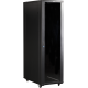 Шкаф коммутационный Lanmaster (TWT-CBB-27U-6X8-P1) 27U 600x800мм пер.дв.перфор. задн.дв.перфор.2-хст. 2 бок.пан. 800кг черный IP20