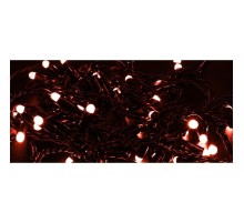 Neon-night 305-172 Гирлянда Нить 10м, постоянное свечение, черный ПВХ, 230В, цвет: Красный