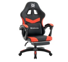 Кресло игровое Defender Runa PRO Черн/крас, PU, класс2