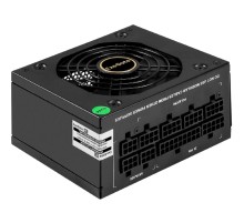 Блок питания 550W ExeGate M550 GOLD (SFX, APFC, КПД 90% (80 PLUS GOLD), 9cm fan, 24pin, (4+4)pin, 2xPCI-E, 6xSATA, 3xIDE, 1xFDD, Full Cable Management, black, ATX adapter, Retail box)