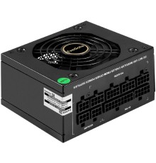 Блок питания 550W ExeGate M550 GOLD (SFX, APFC, КПД 90% (80 PLUS GOLD), 9cm fan, 24pin, (4+4)pin, 2xPCI-E, 6xSATA, 3xIDE, 1xFDD, Full Cable Management, black, ATX adapter, Retail box)