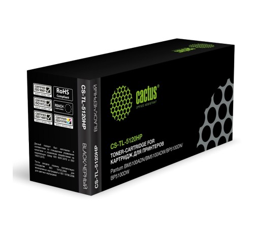 Картридж лазерный Cactus CS-TL-5120HP TL-5120HP черный (6000стр.) для Pantum BM5100ADN/BM5100ADW/BP5