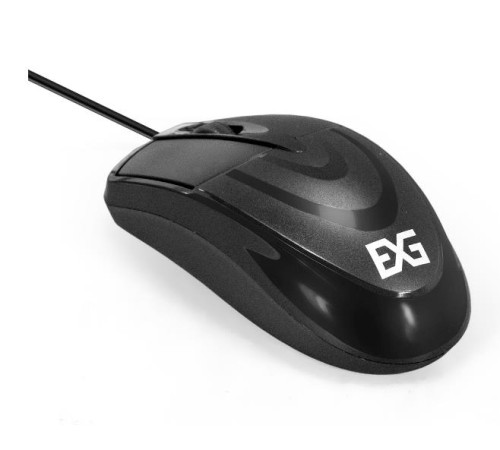 Exegate EX295306RUS Мышь ExeGate Professional Standard SH-8025 (USB, оптическая, 1000dpi, 3 кнопки и колесо прокрутки, длина кабеля 1,5м, черная, Color Box)