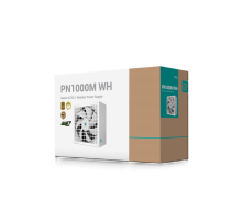 Блок питания Deepcool / GAMERSTORM PN1000M WH (ATX 3.1, 1000W, Full Cable Management, PWM 135mm fan, Active PFC, 80+ GOLD, Active PFC + Full Bridge SRC LLC + DC/DC ,Gen5 PCIe, белый) RET