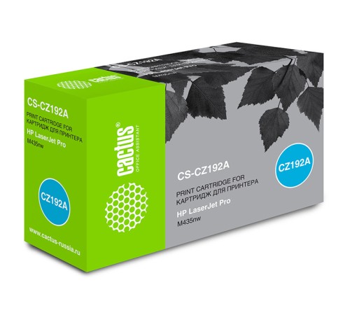 Картридж лазерный Cactus CS-CZ192A CZ192A черный (12000стр.) для HP LJ Pro M435nw