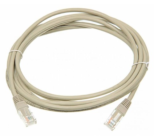 Патч-корд Lanmaster TWT-45-45-3.0/6-GY вилка RJ-45-вилка RJ-45 кат.6 3м серый ПВХ (уп.:1шт)