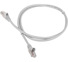 Кабель Патч-корд Lanmaster FTP TWT-45-45-1.5/S6-GY вилка RJ-45-вилка RJ-45 кат.6 1.5м серый ПВХ (уп.:1шт)
