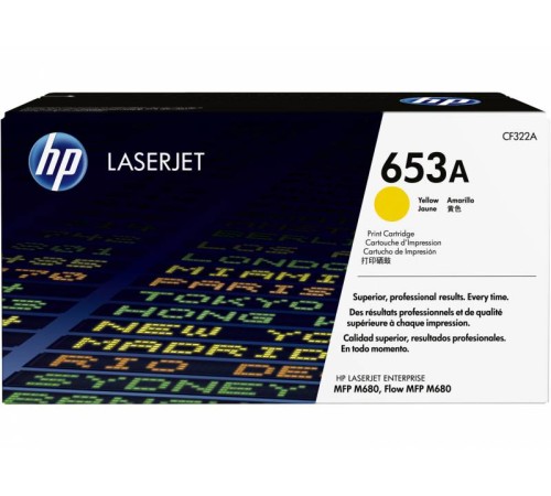 Картридж лазерный HP 653A CF322A желтый (16000стр.) для HP MFP M680