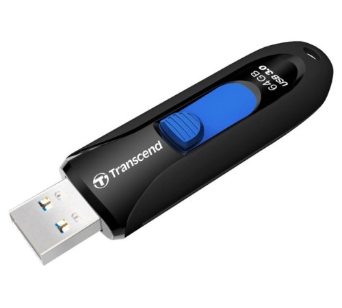Флеш Диск Transcend 64Gb Jetflash 790 TS64GJF790K USB3.0 черный