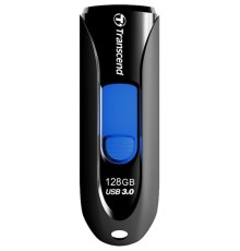 Флеш Диск Transcend 128Gb Jetflash 790 TS128GJF790K USB3.0 черный/синий