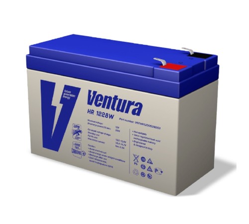 Ventura Аккумуляторная батарея HR 1228W 12V/192 Вт/блок, {клемма S63, ДхШхВ 151х65х100мм, масса 2,35 кг, срок службы 10 лет} Ventura Аккумуляторная батарея HR 1228W 12V/192 Вт/блок, {клемма S63, ДхШхВ 151х65х100мм, масса 2,35 кг, срок службы 10 лет}
