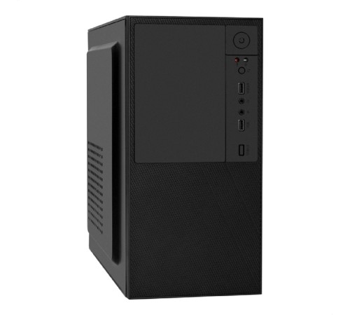 Корпус Minitower ExeGate BAA-308-AA500 (mATX, БП AA500 с вент. 8см, 2*USB, HD Audio, черный)