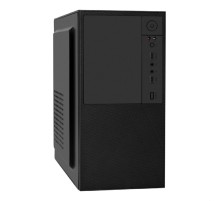 Корпус Minitower ExeGate BAA-308-UNS400 (mATX, БП UNS400 с вент. 12см, 2*USB, HD Audio, черный)