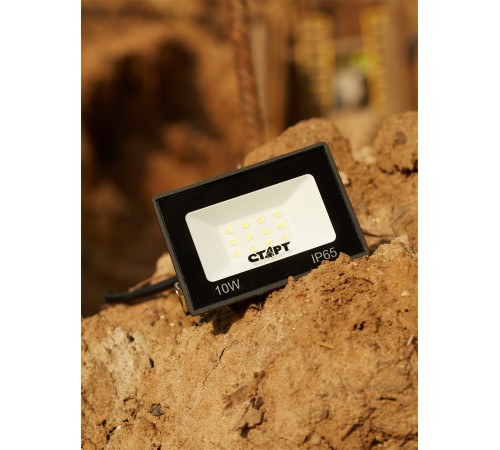 Светодиодный прожектор СТАРТ LED FL 10W65 N - 40, 10Вт, 850Лм, 6500К, IP65