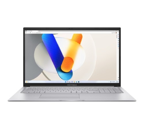 NB Asus VivoBook X1704VA-AU893 i3 1315U/16Gb/SSD512Gb/17.3"/IPS/FHD/noOS/silver