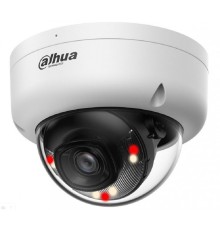 DAHUA DH-IPC-HDBW1439E1P-A-IL-0280B-S6 Купольная IP-видеокамера 4Мп, 1/3” CMOS, объектив 2.8мм, ИК 30м,LED 30м, IP67 ,IK08, микрофон, металл, пластик
