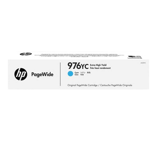 Catridge HP 976YC для PageWide Managed MFP P55250/P57750, голубой (16 000 стр.) (L0S29YC)