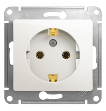 Systeme electric GSL000643 GLOSSA РОЗЕТКА с заземлением, механизм, ПЕРЛАМУТР