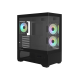 Корпус ZALMAN CHRONIX, ATX, BLACK, WINDOW, 1xCombo (3.5’’ or 2.5’’), 1x3.5’’HDD, 2x2.5’’SSD, 1xUSB2.0, 1xUSB3.0, 1xUSB Type-C, SIDE 2x120mm ARGB, REAR 1x120mm ARGB
