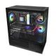 Корпус ZALMAN CHRONIX, ATX, BLACK, WINDOW, 1xCombo (3.5’’ or 2.5’’), 1x3.5’’HDD, 2x2.5’’SSD, 1xUSB2.0, 1xUSB3.0, 1xUSB Type-C, SIDE 2x120mm ARGB, REAR 1x120mm ARGB
