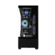 Корпус ZALMAN CHRONIX, ATX, BLACK, WINDOW, 1xCombo (3.5’’ or 2.5’’), 1x3.5’’HDD, 2x2.5’’SSD, 1xUSB2.0, 1xUSB3.0, 1xUSB Type-C, SIDE 2x120mm ARGB, REAR 1x120mm ARGB