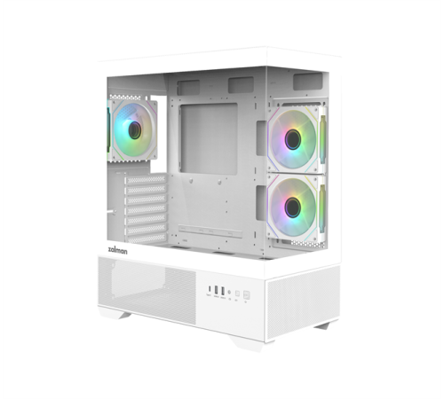 Корпус ZALMAN CHRONIX, ATX, WHITE, WINDOW, 1xCombo (3.5’’ or 2.5’’), 1x3.5’’HDD, 2x2.5’’SSD, 1xUSB2.0, 1xUSB3.0, 1xUSB Type-C, SIDE 2x120mm ARGB, REAR 1x120mm ARGB Корпус ZALMAN CHRONIX, ATX, WHITE, WINDOW, 1xCombo (3.5’’ or 2.5’’), 1x3.5’’HDD, 2x2.5’’SSD, 1xUSB2.0, 1xUSB3.0, 1xUSB Type-C, SIDE 2x120mm ARGB, REAR 1x120mm ARGB