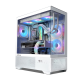 Корпус ZALMAN CHRONIX, ATX, WHITE, WINDOW, 1xCombo (3.5’’ or 2.5’’), 1x3.5’’HDD, 2x2.5’’SSD, 1xUSB2.0, 1xUSB3.0, 1xUSB Type-C, SIDE 2x120mm ARGB, REAR 1x120mm ARGB