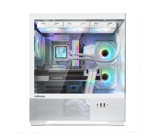 Корпус ZALMAN CHRONIX, ATX, WHITE, WINDOW, 1xCombo (3.5’’ or 2.5’’), 1x3.5’’HDD, 2x2.5’’SSD, 1xUSB2.0, 1xUSB3.0, 1xUSB Type-C, SIDE 2x120mm ARGB, REAR 1x120mm ARGB Корпус ZALMAN CHRONIX, ATX, WHITE, WINDOW, 1xCombo (3.5’’ or 2.5’’), 1x3.5’’HDD, 2x2.5’’SSD, 1xUSB2.0, 1xUSB3.0, 1xUSB Type-C, SIDE 2x120mm ARGB, REAR 1x120mm ARGB