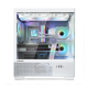 Корпус ZALMAN CHRONIX, ATX, WHITE, WINDOW, 1xCombo (3.5’’ or 2.5’’), 1x3.5’’HDD, 2x2.5’’SSD, 1xUSB2.0, 1xUSB3.0, 1xUSB Type-C, SIDE 2x120mm ARGB, REAR 1x120mm ARGB