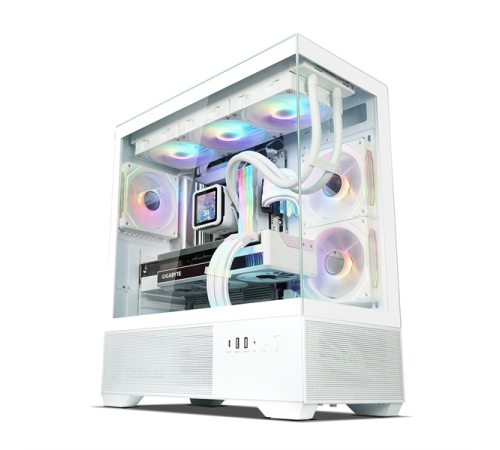 Корпус ZALMAN CHRONIX, ATX, WHITE, WINDOW, 1xCombo (3.5’’ or 2.5’’), 1x3.5’’HDD, 2x2.5’’SSD, 1xUSB2.0, 1xUSB3.0, 1xUSB Type-C, SIDE 2x120mm ARGB, REAR 1x120mm ARGB Корпус ZALMAN CHRONIX, ATX, WHITE, WINDOW, 1xCombo (3.5’’ or 2.5’’), 1x3.5’’HDD, 2x2.5’’SSD, 1xUSB2.0, 1xUSB3.0, 1xUSB Type-C, SIDE 2x120mm ARGB, REAR 1x120mm ARGB