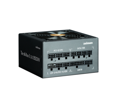 Блок питания Zalman ZM850-TMX2SE, 850W, ATX12V v3.1, APFC, 12cm Fan, 80+ Gold Gen5.1, Full Modular, Retail Блок питания Zalman ZM850-TMX2SE, 850W, ATX12V v3.1, APFC, 12cm Fan, 80+ Gold Gen5.1, Full Modular, Retail