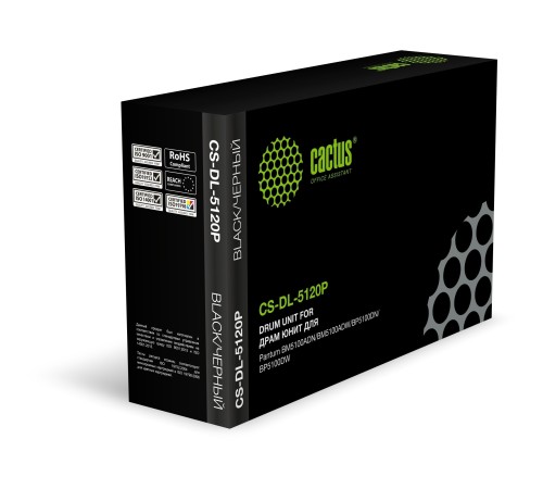 Блок фотобарабана Cactus CS-DL-5120P DL-5120 черный ч/б:30000стр. для BM5100ADN/BM5100ADW/BP5100DN/BP5100DW Pantum