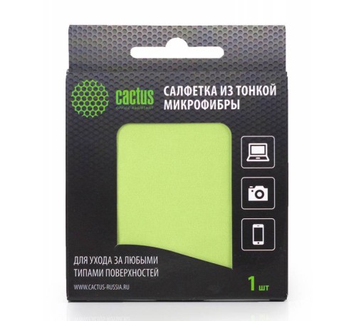 Салфетки Cactus CS-MF01 универсальная 1шт 18x18см Салфетки Cactus CS-MF01 универсальная 1шт 18x18см
