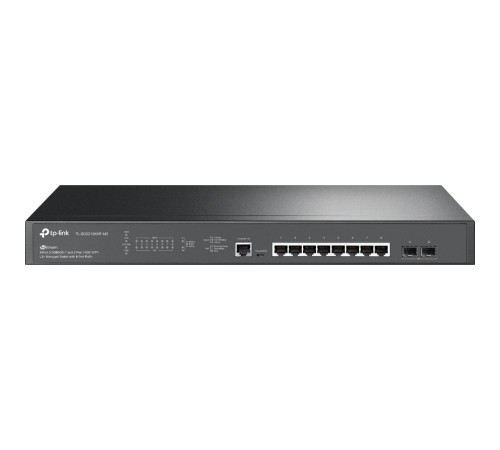 TP-Link SG3210XHP-M2 Управляемый коммутатор JetStream уровня 2+ с 8 портами PoE+ 2,5 Гбит/с и 2 портами SFP+
