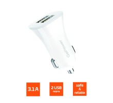 Автомобильное З/У GoPower GPC06-2U 2USB белый GoPower 00-00022625
