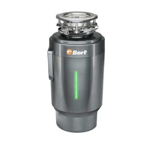 Bort Измельчитель пищевых отходов TITAN 6000 {Мощность л.с. 0,75 ; 600 Вт; 5,2 кг/мин; 4000 об/мин; 1400 мл; Металл ; набор аксессуаров 8 шт} [93417869]