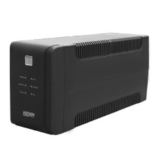 ИБП HIDEN EXPERT ULS800E 800ВА/480Вт {Линейно-интерактивный ИБП 800ВА/480Вт 2xSchuko LED, USB,  встроенный АКБ 1x12B/9Ач}