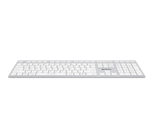 Клавиатура A4Tech Fstyler FBX50C белый USB беспроводная BT/Radio slim Multimedia (FBX50C WHITE)