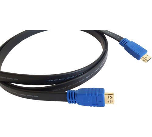 Кабель HDMI-HDMI  (Вилка - Вилка), 7,6 м Kramer Electronics HDMI (m) - HDMI (m) 7.6м (C-HM/HM/FLAT/ETH-25)